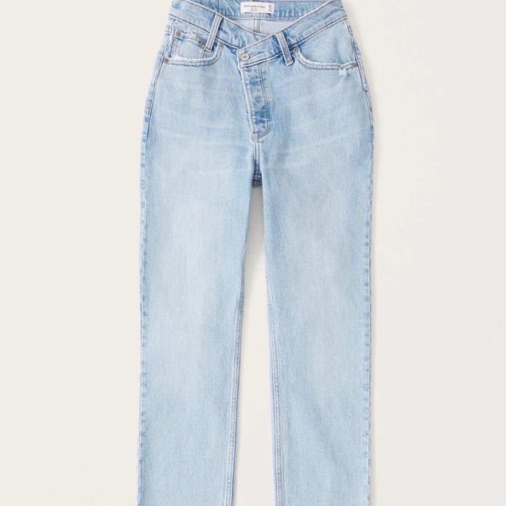 Abercrombie & Fitch Curve Love High Rise Dad Jean